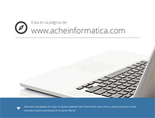 Tablet Screenshot of acheinformatica.com